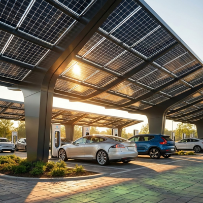 Otopark Üzeri Solar Carport