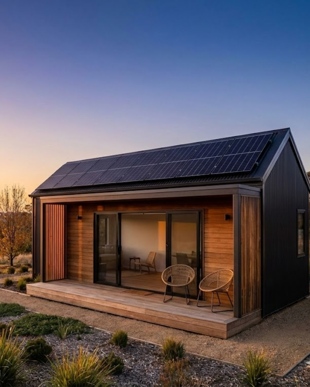 Güneş panelli tiny house projesi