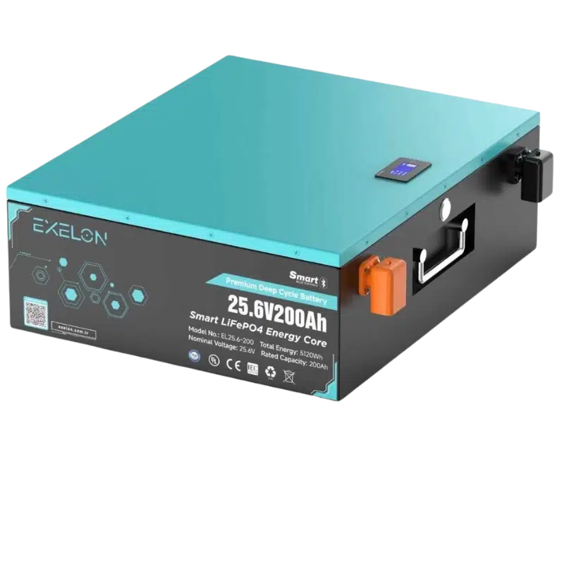 Exelon 25.6 V 200 Ah Lityum Akü Bluetooth Özellikli